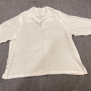 Tunic Linen 100% top beach cover